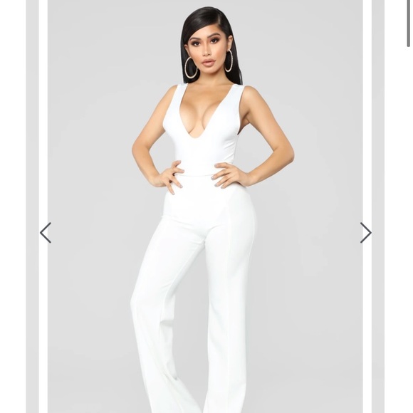 NWT: Fashion nova Oceans Deep Bodysuit - Ivory - Picture 4 of 6